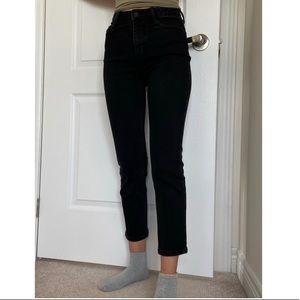 Oak & Fort Black Straight Jeans